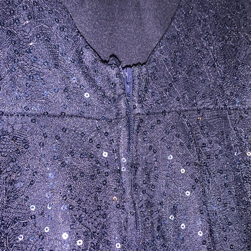 Short Formal Blue Dress - Picture 9 of 10